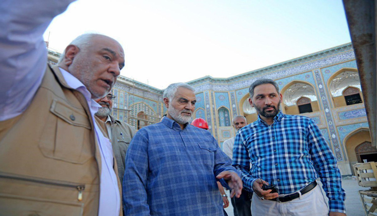 قائد فيلق القدس الإيراني في مدينة النجف العراقية