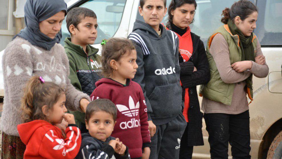 DSG 12 Ezidi kadın ve çocuğu kurtardı