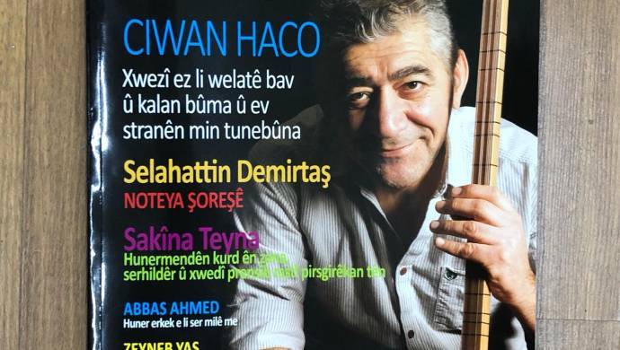 Kürtçe müzik dergisi Ziryab’ın ikinci sayısı Ciwan Haco kapağıyla yayınlandı.
