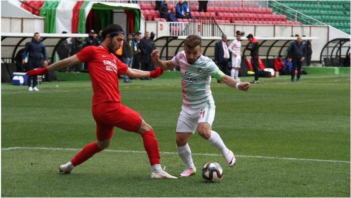 Amedspor, seyircisiz çıktığı maçta Sancaktepe’yi 2-1 mağlup