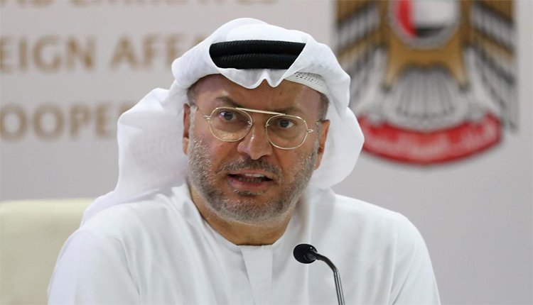 أنو قرقاش، وزير الخارجية الإمارات
