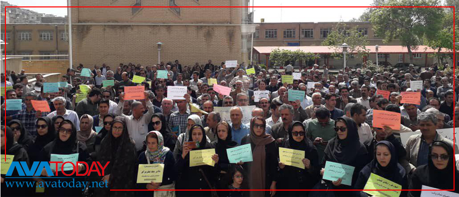 İran ve Doğu Kürdistan’da öğretmenler eylemlerle taleplerini haykırdı