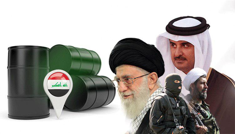 عێراق و قەتەر دەیانەوێت نەوتى ئێران لە بازاڕى خۆڵەمێشى بفرۆشن
