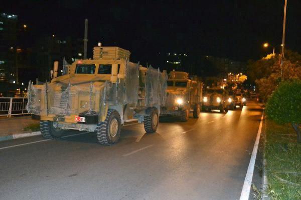 TSK'dan Suriye sınırına askeri sevkiyat