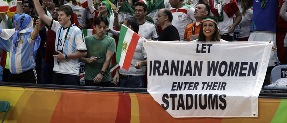 Iranian woman burns herself in protest of prison sentence over entering stadium