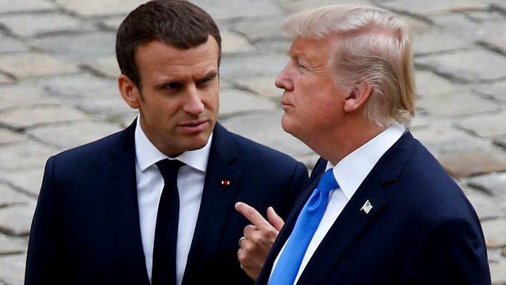 Macron’dan Trump’a: Rojava’ya saldırı derhal durdurulmalı