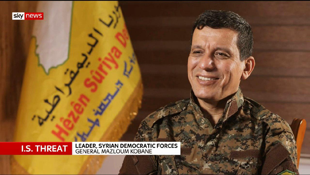 General Mazlum: Elimizde Ankara’nın DAİŞ ve el-Nusra ile görüşme görüntüleri var