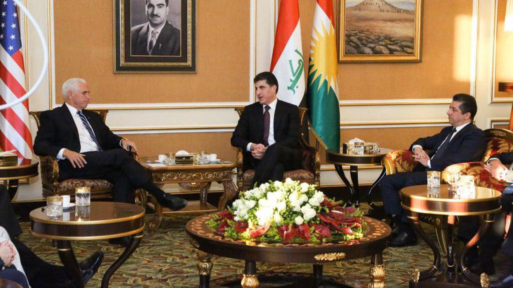 Mike Pence Erbil’de Başkan ve Başbakan ile görüştü