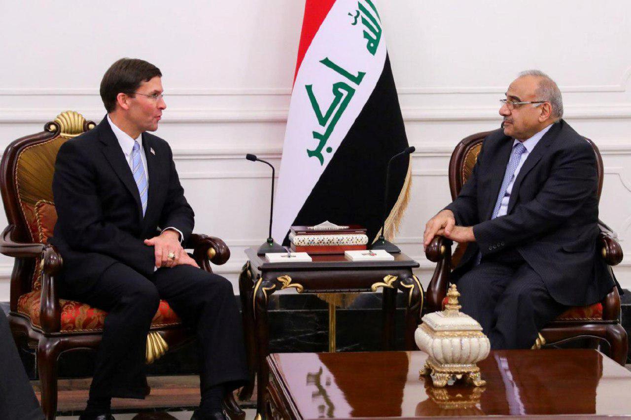 Mark Esper’den Abdulmehdi’ye: İran rejiminin saldırılarından endişeliyiz