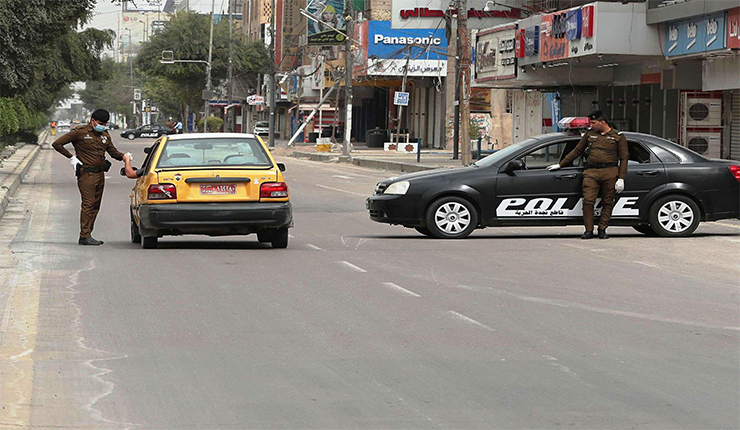 فرض حظر التجوال في المدن العراقية