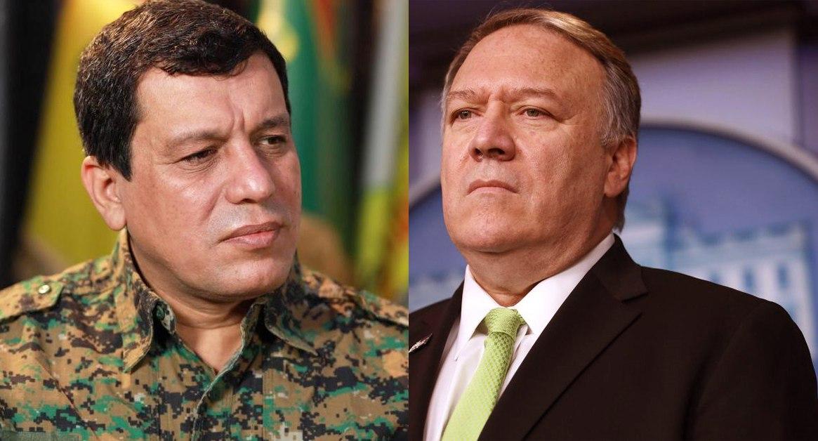 Pompeo ve General Mazlum’dan Türk devletinin Kobani saldırısına sert tepki