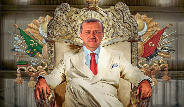 أردوغان يحلم بأن يجلس كسلطان على الخلافة العثمانية الجديدة