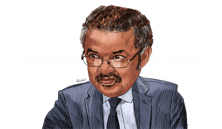 تيدروس أدهانوم غيبريسوس، المدير التنفيذي لمنظمة الصحة العالمية