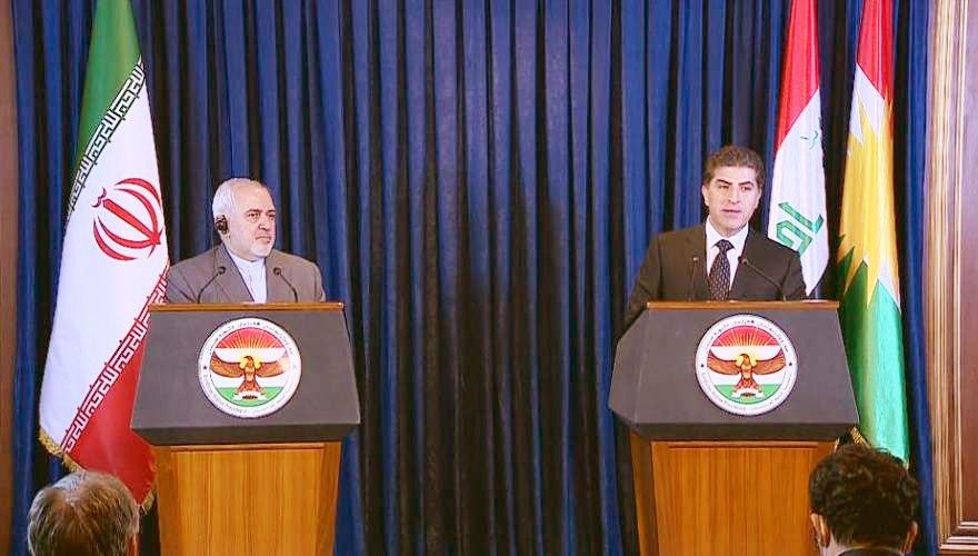 Cevad Zarif Erbil’de Neçirvan Barzani ile bir araya geldi