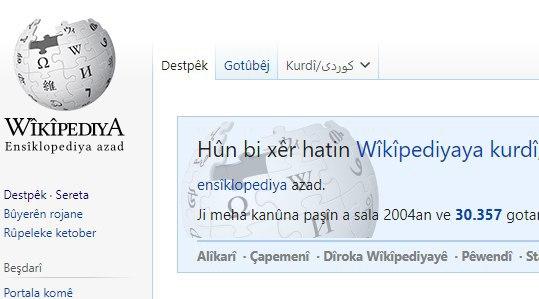 Wikipedia’dan Kürtlere çağrı: Daha fazla Kürtçe bilgi yükleyin