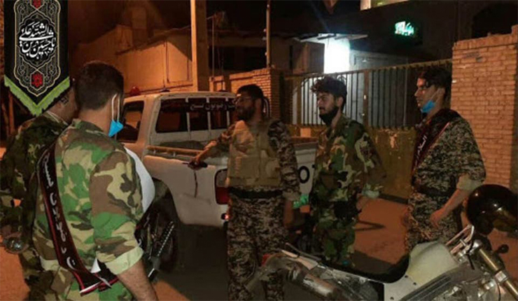 دوريات للحرس الثوري في الاحواز