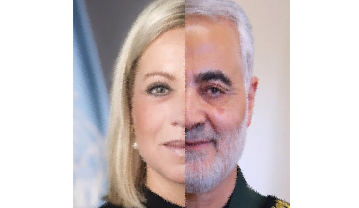 صورة مركبة لسليماني وبلاخسارت