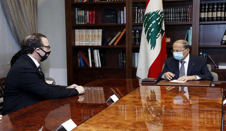 ديفيد شينكر وميشيل عون