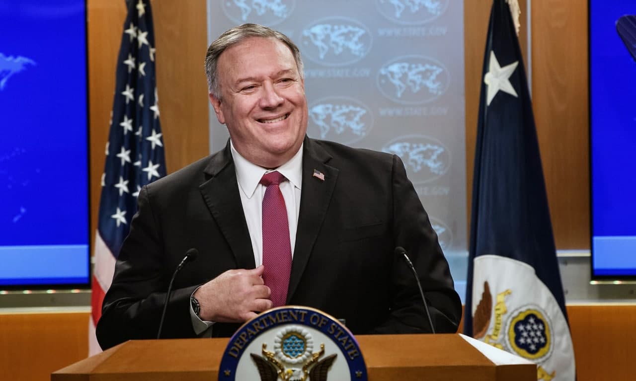 Pompeo: İran’a karşı Kazimi hükümetini desteklemek için Irak’tayız