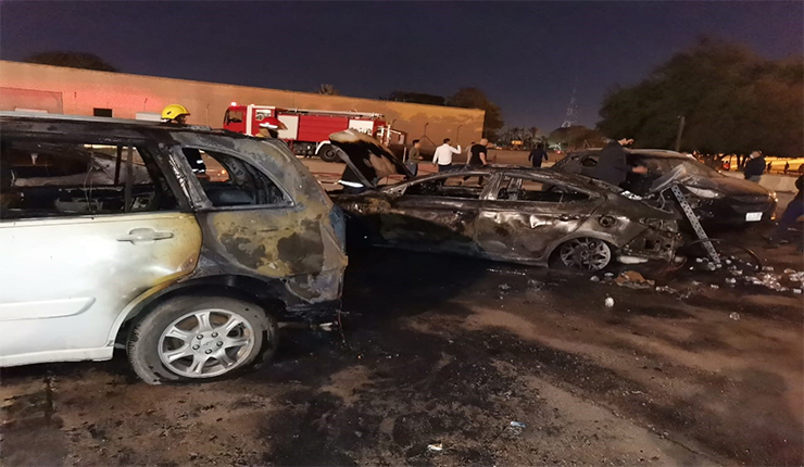 استهداف السفارة الأميركية بـ 3 صواريخ كاتيوشا