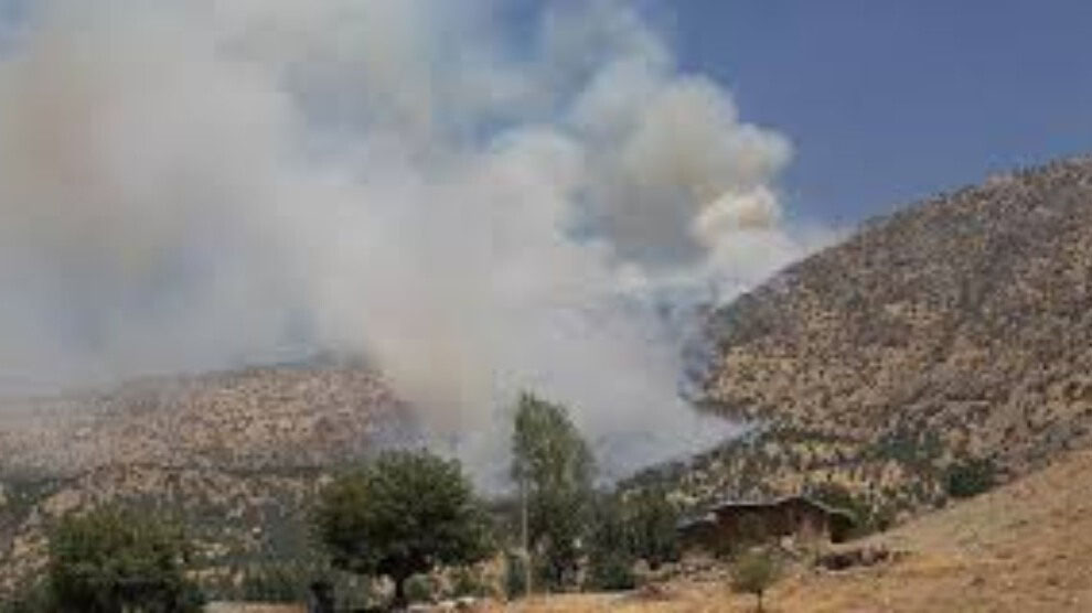 TSK Duhok’a bağlı Dinarte kasabasını bombaladı