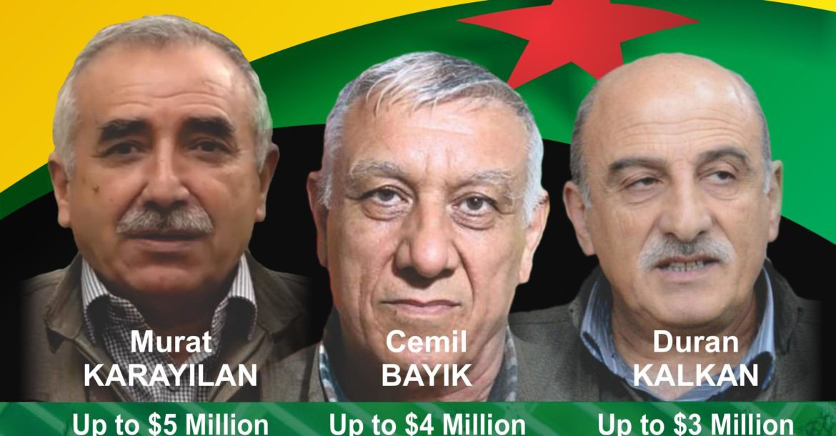 KCK'den ABD kararı hakkında açıklama: Amerikan çıkarlarını hedef yapmadık KCK, ABD’nin 2018’de Cemil Bayık, Murat Karayılan ve Duran Kalkan’ı ödüllü arananlar listesine almasına ilişkin kararını 20 Nisan 2021'de yenilemesi üzerine yaptığı açıklamada, PKK’nin ABD çıkarlarını hiçbir zaman hedef almadığını belirterek karardan vazgeçilmesini istedi. KCK Dış İlişkiler Komitesi tarafından yapılan açıklamada, ABD’nin PKK’nin en üst düzey 3 yöneticisi Cemil Bayık, Murat Karayılan ve Duran Kalkan’a yöneli