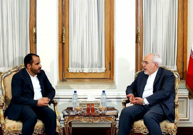 سخنگوی حوثیها در نشست با ظریف از حمایتهای جمهوری اسلامی قدردانی کرد