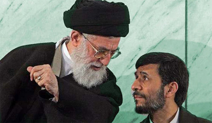أحمدي نجاد وخامنئي