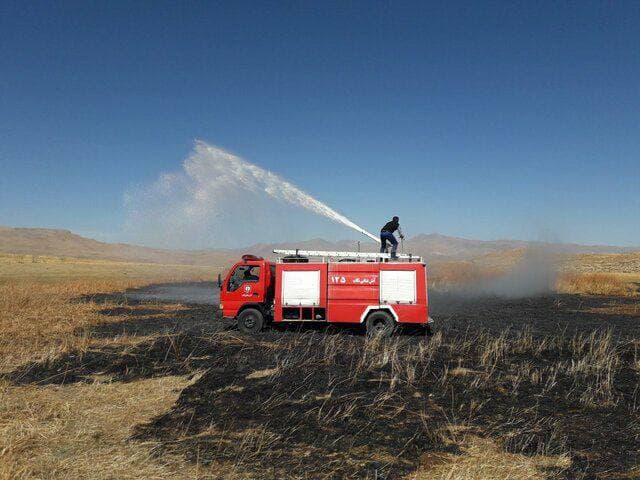 IRGC's military maneuver sets national park on fire in Iran