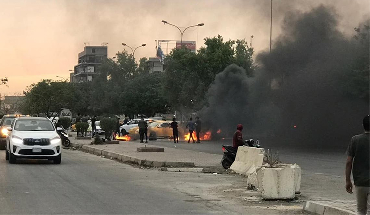 الاحتجاجات ضد نتائج الانتخابات العراقية