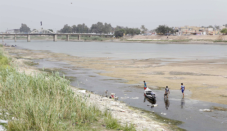 المياه في نهر دجلة