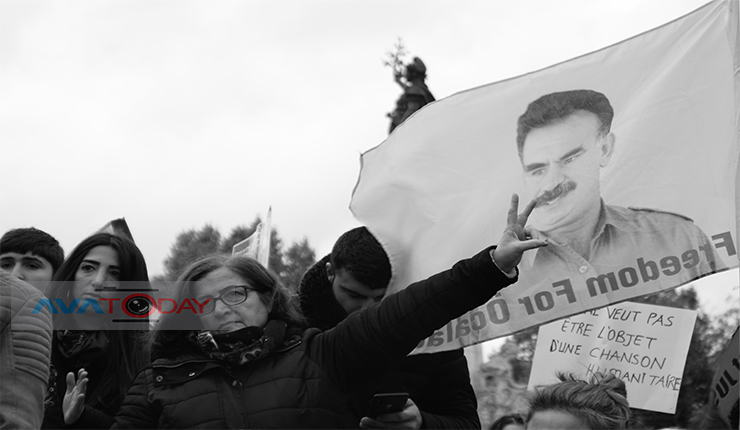 مظاهرة مؤيدة لتحرير أوجلان في باريس