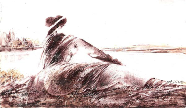 رسمة لعلي فرزات