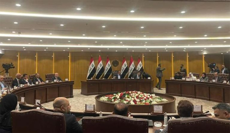 رئاسة البرلمان العراق خلال استضافتها وزير الخارجية