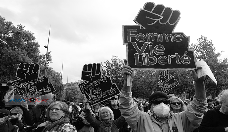 احتجاجات إيرانية في باريس (أرشيف)