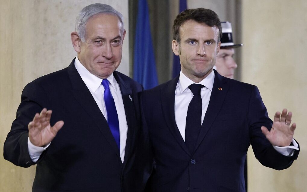 France says it will cooperate with Israel on Iran