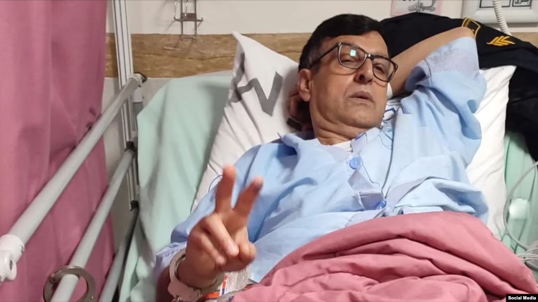 یونس آزادبر به بیمارستان قلب رشت منتقل شد
