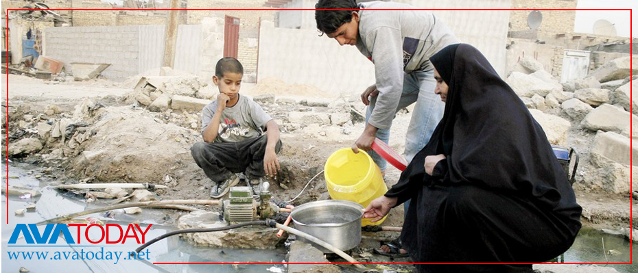 بەسەرییەکانى عێراق بە هۆى گرتنەوە و سوێرکردنى ئاو لە لایەن کۆمارى ئیسلامییەوە، تووشى بێ ئاوى بوونەتەوە