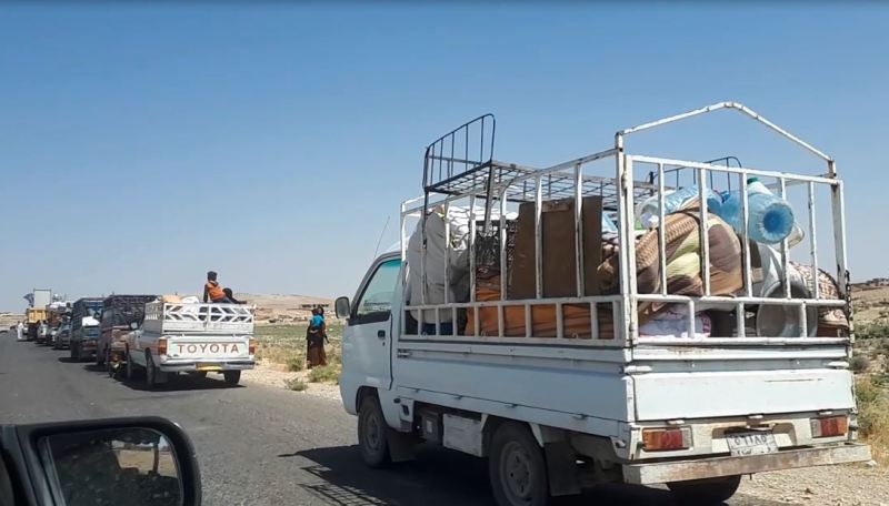 Residents return to the Arab village of Gholat, Shingal, August 28, 2018