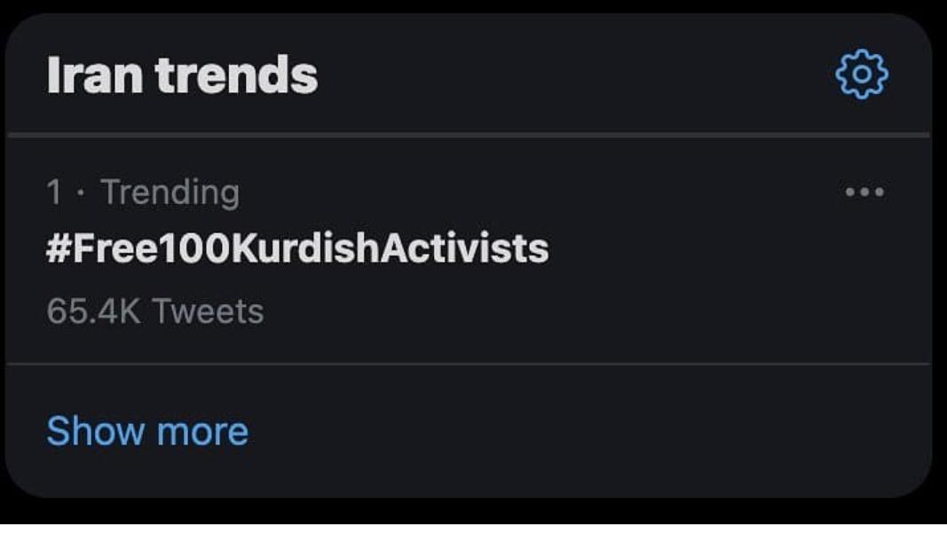 Doğu Kürdistan’daki gözaltılar Twitter’da trend oldu