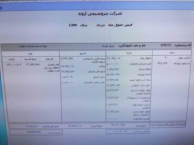 آواتودی افشا می‌کند؛ پرداخت‌های نجومی به نورچشمی‌ها در پتروشیمی اروند