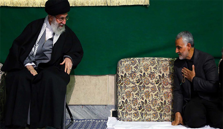 كان سليماني الشخص الثاني بعد خامنئي في إيران