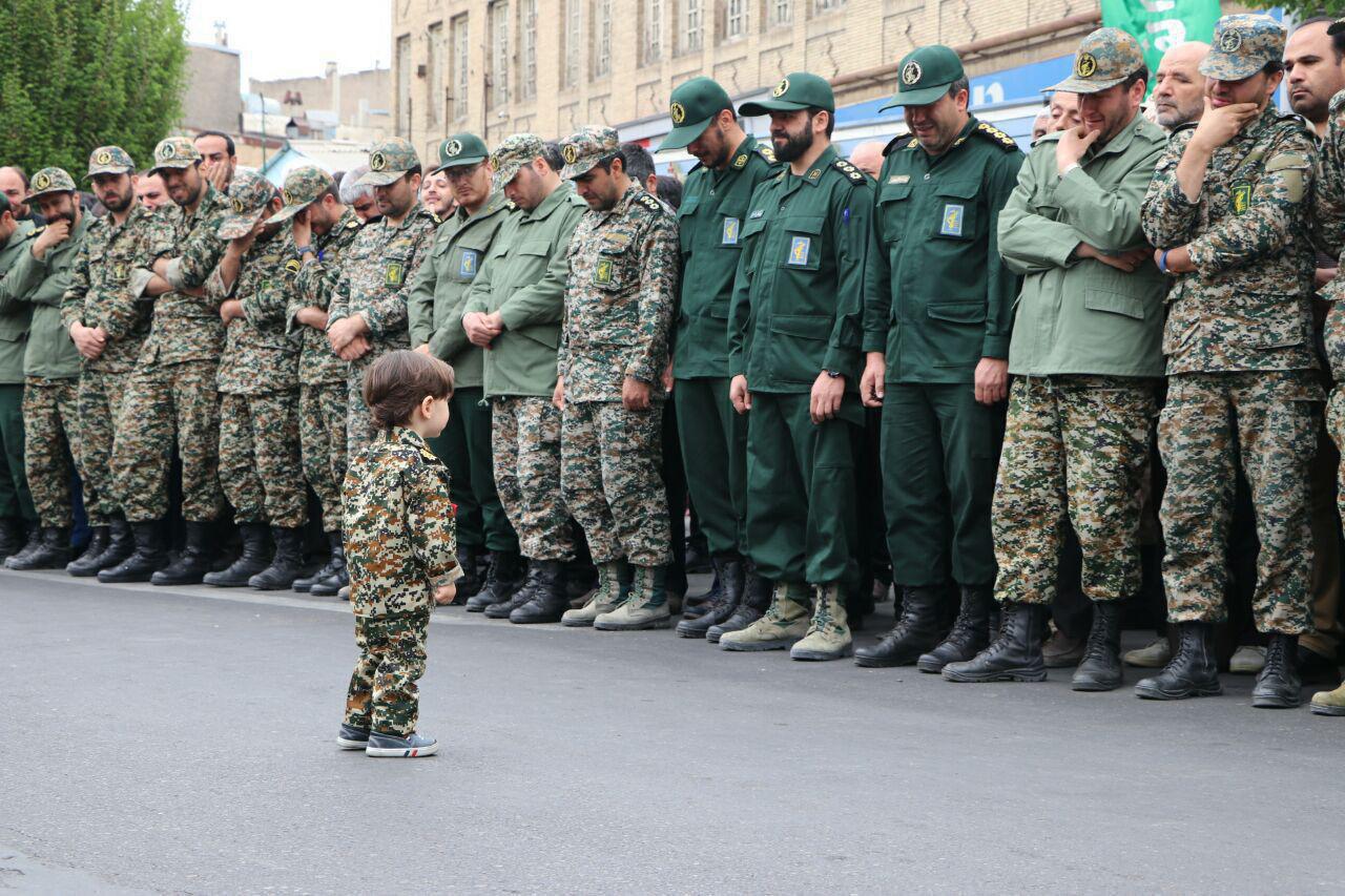 فرزند یکی از جانباختگان سپاه قدس در سوریە