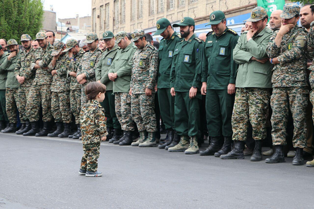 فرزند یکی از جانباختگان سپاه قدس در سوریە