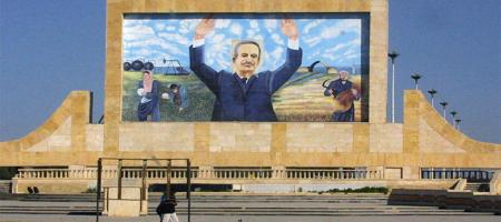 جدارية حافظ الأسد، الرئيس السوري السابق