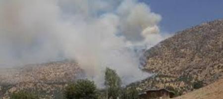 TSK Duhok’a bağlı Dinarte kasabasını bombaladı