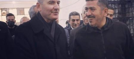 Süleyman Soylu, Sultan Murad Tümeni Komutanı Fehim İsa ile birlikte