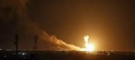 حمله پهپادی به یک انبار غلات در اربیل اقلیم کردستان