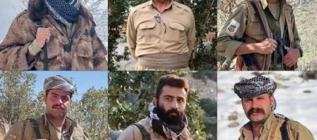 شەش پێشمەرگەی حیزبی دێموکرات لە ناوچەی پیرانشار شەهید بوون