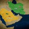 خريطة السعودية وإيران